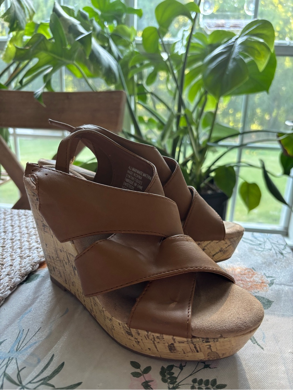 Montego Bay Club Cork Wedge Sandals